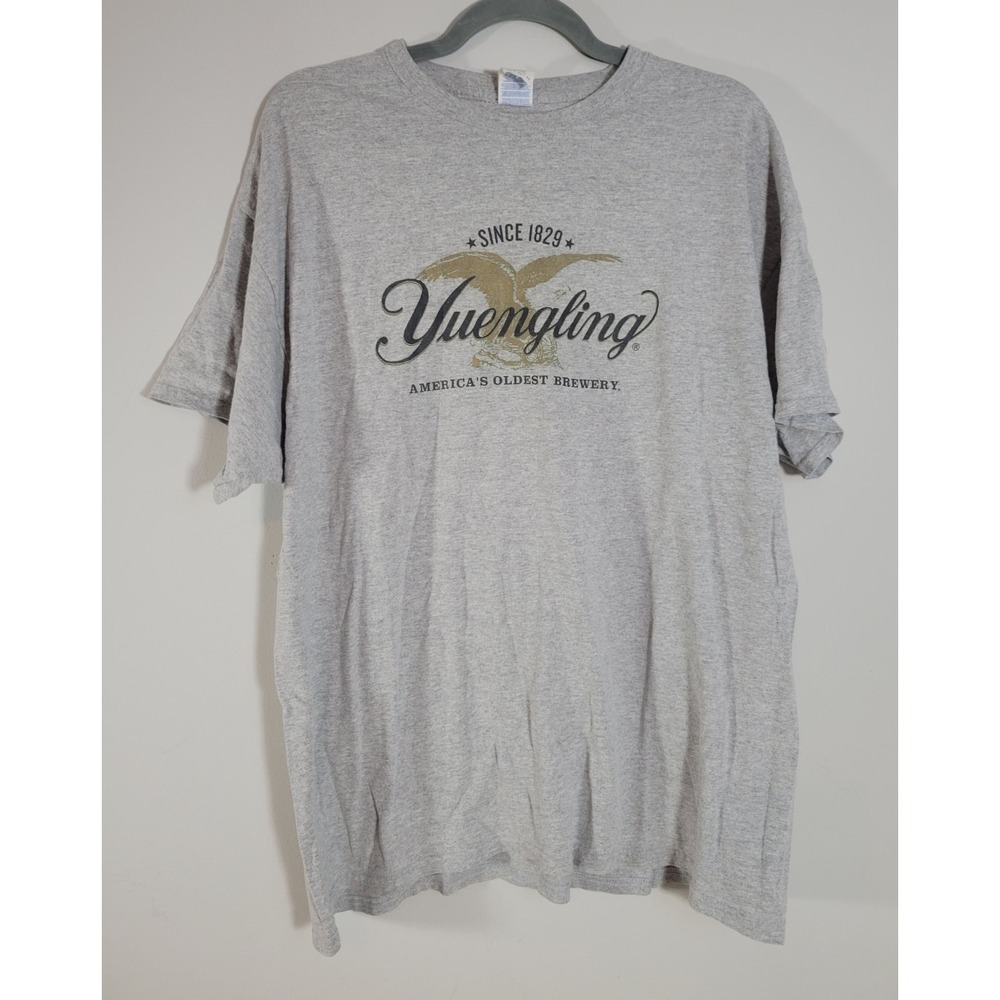 Yuengling Brewery Gildan Gray Shirt Eagle Logo XL